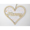 Wooden Heart Gift For Nanny