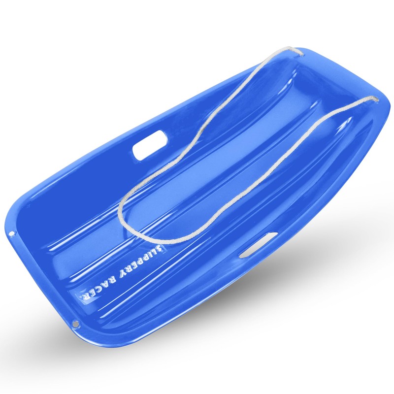 Slippery Racer Downhill Sprinter Flexible Kids Toddler Plastic Toboggan Snow