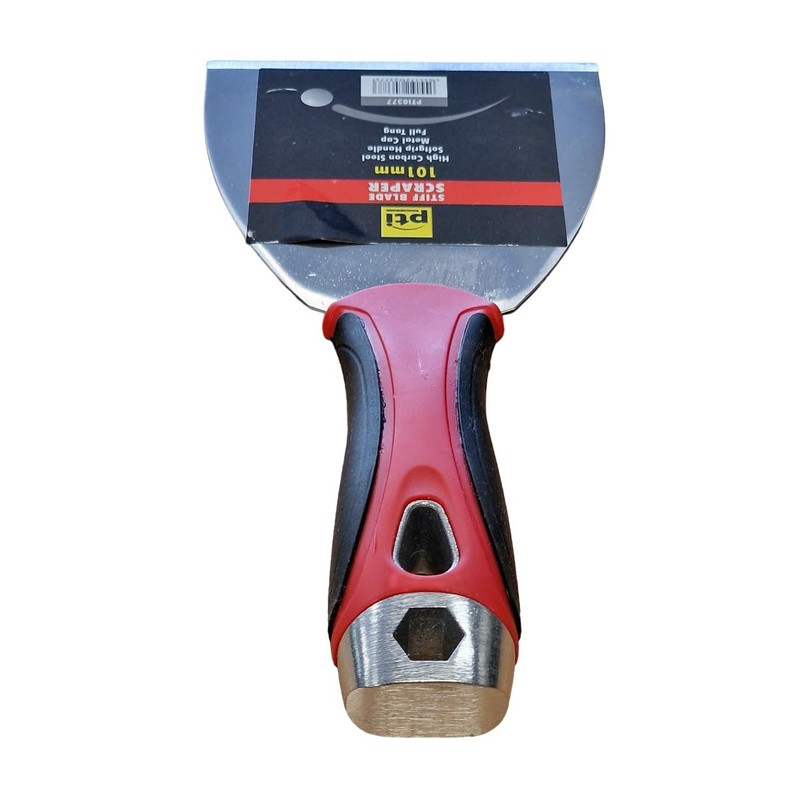 PTI 101mm Strong Paint Scraper Softgrip Handle Wallpaper Stripper Filler,