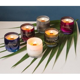 Stoneglow Candle Infusion Collection Clarity Cashmerian Woods & Saffron