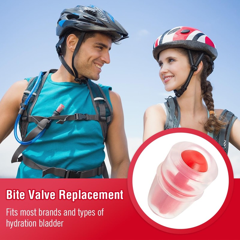 TACVEL 6Pcs Bite Valve Replacement Sheath for Hydration Reservoir Soft