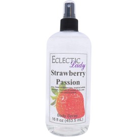 Strawberry Passion Body Spray, 16 ounces, Body Mist for Women with Clean, Light & Gentle Fragrance, Long Lasting Perfume with Comforting Scent for Men & Women, Cologne with Soft, Subtle Aroma For