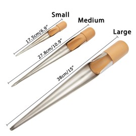 CARGEN Splicing FID,FID for Splicing Rope Kit Stainless Steel FID for Splicing Rope FID Splicing Tool with Plastic Handles Rope Fids 1/8-Inch, 1/2-Inch(S)