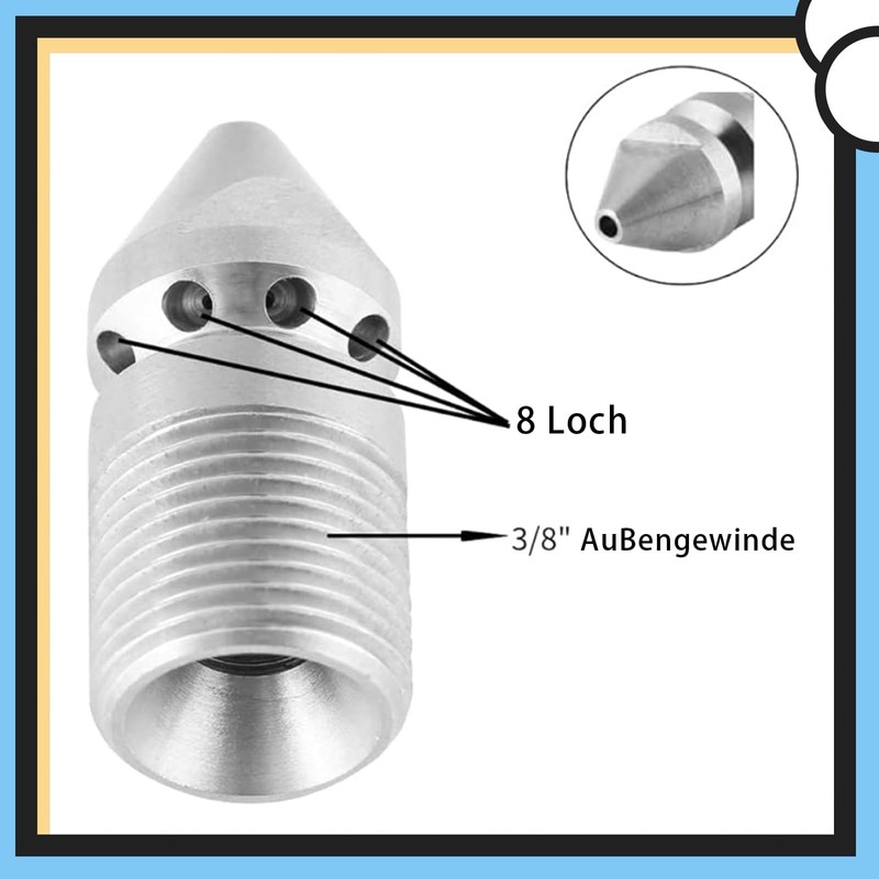 Sewer Jetter Nozzle
