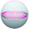 molten Kinder Dodgeball Ball, Weiß/Pink, 155 g, Durchmesser: 200 mm