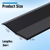 HOMWMPA Garage Door Seal Top and Sides, 34FT TPE Garage