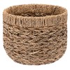 Decorasian Round Braided Sustainable Sea Grass Basket