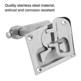 Boat Cam Latch Locking,Stainless Steel Flush Mount Latch Flush Turning Lift Handle Floor Buckle Recessed Hatch Pull Buckle for Marine Boat