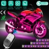 Unbranded 6PCS RGB MOTORCYCLE LED LIGHT KIT DC 12 V