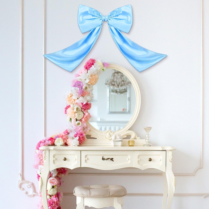 Wavwavw Bow Decor Large Bow for Room, Coquette Giant Ribbon