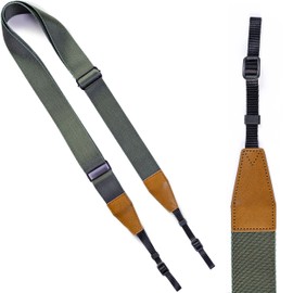 C Coiro Camera Shoulder Strap High-Strength Nylon Camera Strap for SLR Camera and Vintage, Navy, Unit size