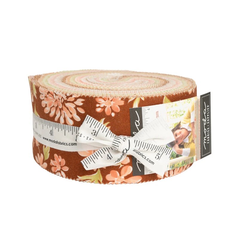 Moda CINNAMON & CREAM Fig Tree JELLY ROLL 40 strips