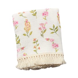 Baby Cotton Muslin Receiving Blanket Newborn Infant Photography Props
