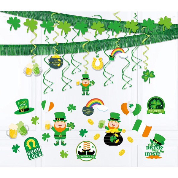37ct St Patricks Day Decorations Pre-assembled St. Patty's Day Party Favors Set St Patricks Day Accessories Party Favors Set Decorations