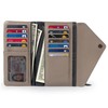 Otto Angelino Genuine Leather Envelope Wallet with Phone Compatible Slots