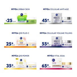Nivea Anti-Wrinkle Day Cream Q10 Light Texture, 50 g