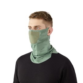 Vanolu Ice Silk Neck Gaiter Face Mask for Men Women, UPF 50+ Summer Cooling Balaclava UV Protection Bandana Scarf for Cycling, Motorcycle, Hiking, Golf (Green)