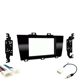 Harmony Audio Compatible with Fits Subaru Forester 2016-2018 Double DIN Stereo Harness Radio Install Dash Kit