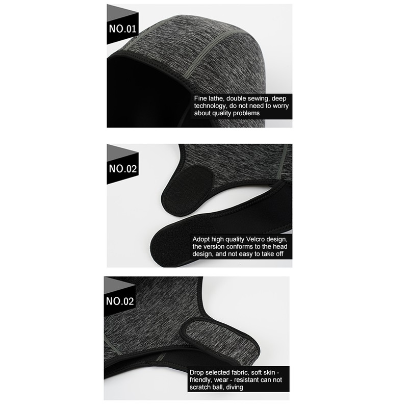 Neoprene Adjustable Hat for Surfing Diving Kayak Rafting Thermal Protection