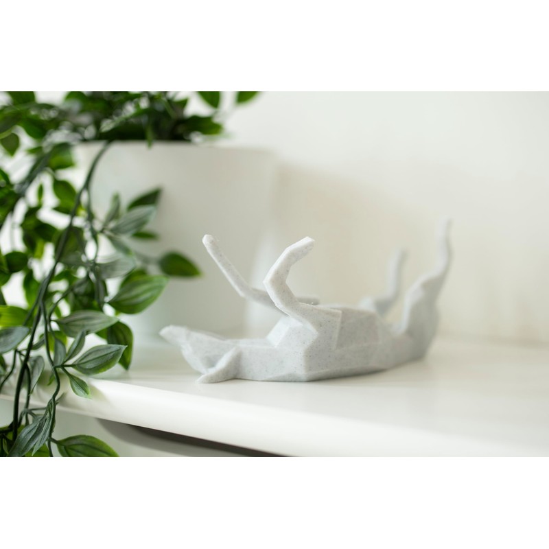 Whippet Gift – 3D Printed Roaching Whippet/Greyhound Figurine – Geometric