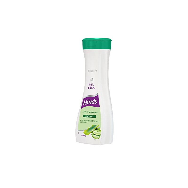 HINDS Crema Corporal Natural, 230ml Con Hinds Hidratine, Sbila y