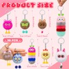 Equsion 30 Pcs Mini Keychain Bulk Party Favors Keychains End