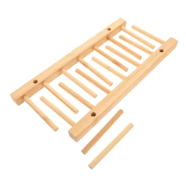 TEHAUX Wooden Thread Holder Organizer Spool Capacity for Efficient Sewing Storage Easy to Install Smooth Surface for Safe Use for DIY Crafts and Embroidery