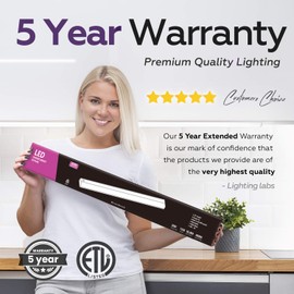 Hardwired LED Under Cabinet Task Lighting - 20 Watt, 36", Dimmable, CRI>90, 4000K (Cool White), Wide Body, Long Lasting Metal Base with Frost Lens