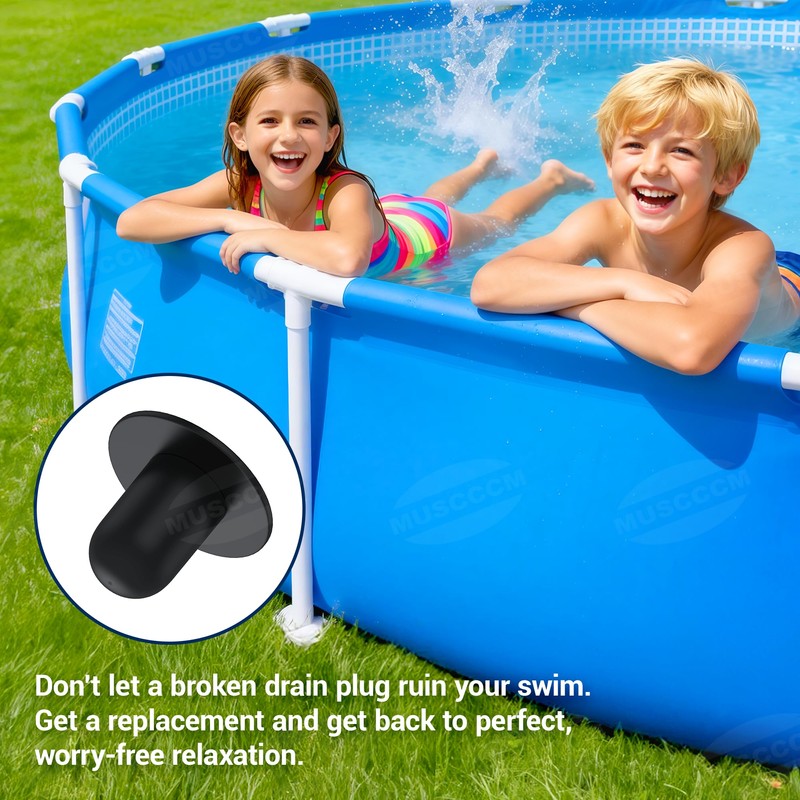 MUSCCCM 4PCS Swimming Pool Plug Replacement for Bestway & Intex