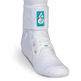 Med Spec ASO 발목지지대 화이트 X-Small [호환] [XX-Small] Med Spec ASO Ankle Support White X-Small [Compatible] [XX-Small]