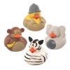 Baker Ross FE320 Safari Rubber Duck Bath Toy - Pack