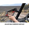 SAUTVS Center Rear View Mirror and Side Mirrors Kit for