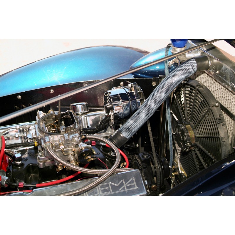 Hose Candy 309050005 Black Carbon Fiber Upper Radiator Hose Skin