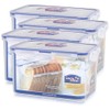 (Pack of 4) Lock & Lock Rectangular Food Container, w/