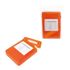 Hard Drive Protective Box for 3.5 Inch HDD Orange