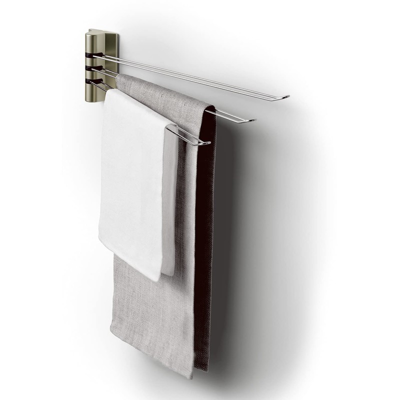 Asbel Posay Kitchen Dish Towel Stainless Steel 3 Magnets, White,
