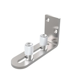 CCJH Adjustable Floor Guide, Sliding Door, Wall/Door, Floor Guide, Stainless Steel Style (Pack of 1)