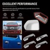 Gaogsiy Fits F250 17-22 Tow Mirror Cover Caps Top Half