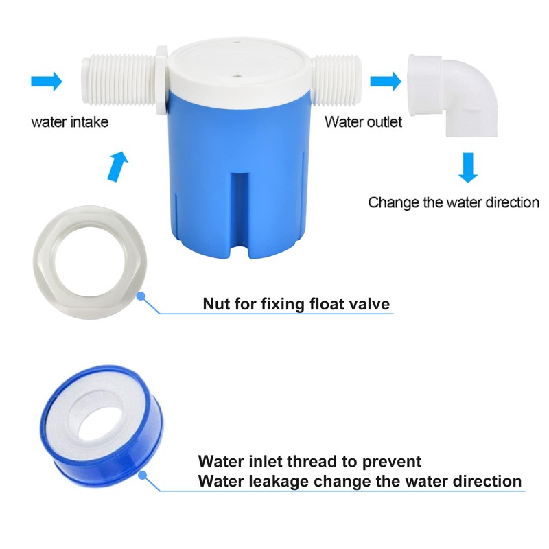 1/2 Inch Side-Entry Built-in/Built-in Embedded Embedded Float Valve, Used in
