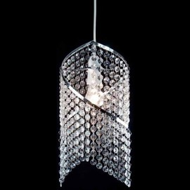 Chandelier Style Ceiling Light Shade Droplet Pendant Acrylic Crystal Bead Luxury Easy Fit Spiral Gem Choose Design (Spiral - Clear)
