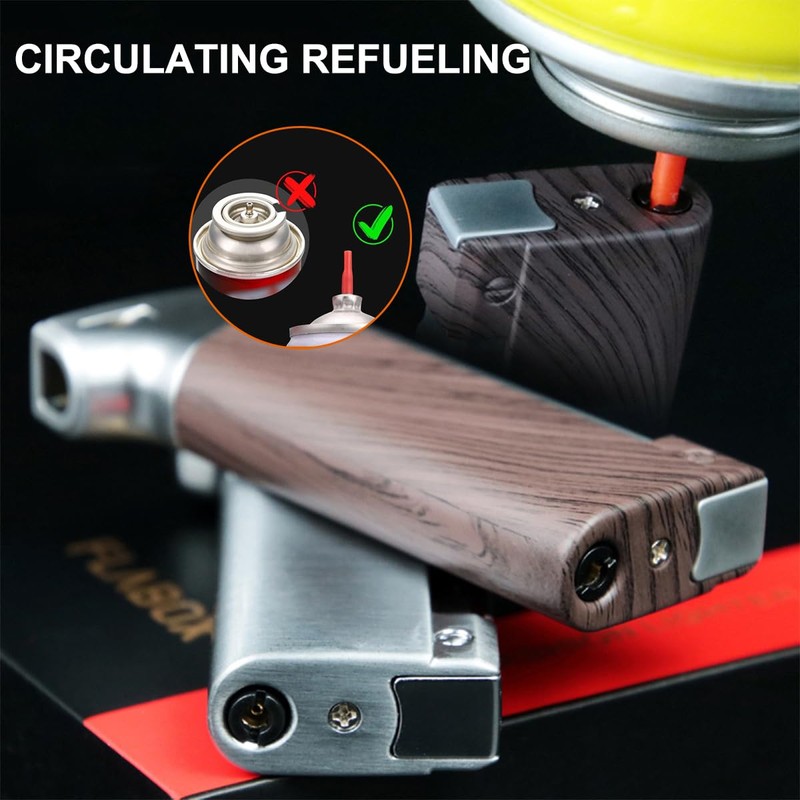 Adjustable Soft Flame Lighters, Cool Metal Gas Lighter, Open Flame