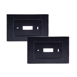 CAMGJORT SA5B Wall Plate for Sen si Touch Wi-Fi Thermostat ST75,Black (2 PACK)
