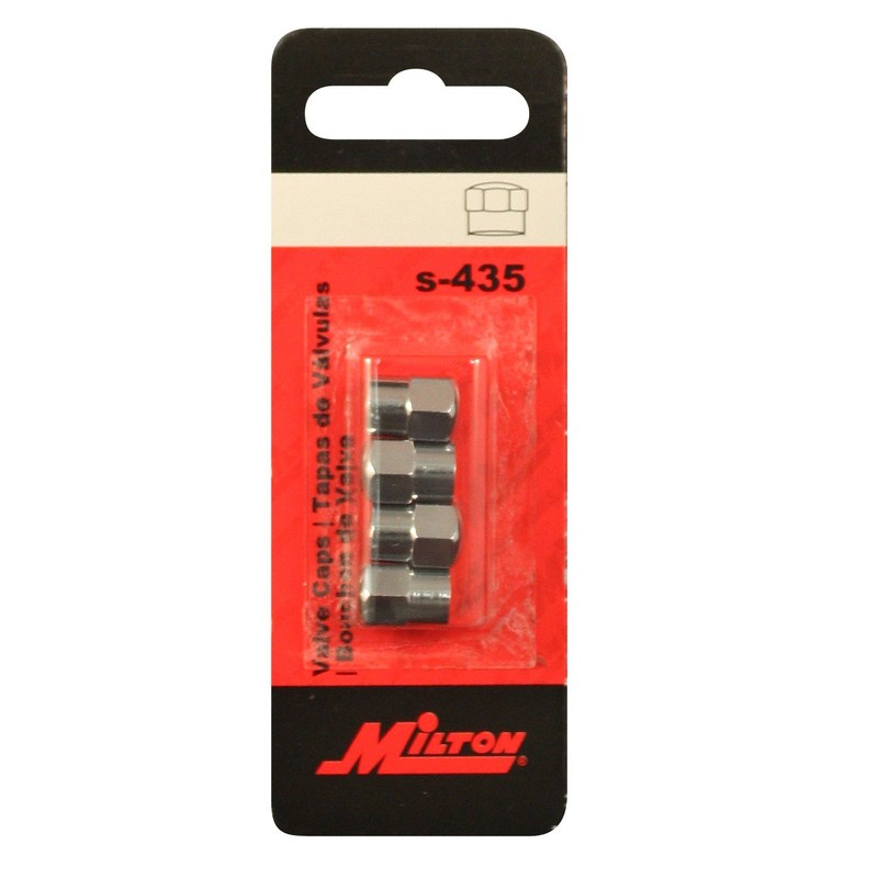 Milton S-435 High Performance Hex Head Valve Cap - Pack