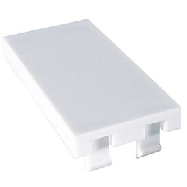 Single Blanking Plate, Wall Plates and Floor Boxes Audio Visual Cable, Qty X 1 | 90-0104