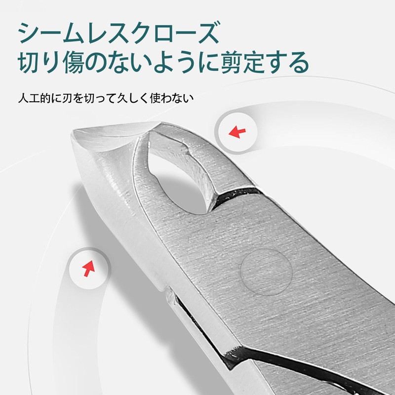 LUYING Nail Clippers Ultra Sharp Blade Easily Cuts Thick Nails,
