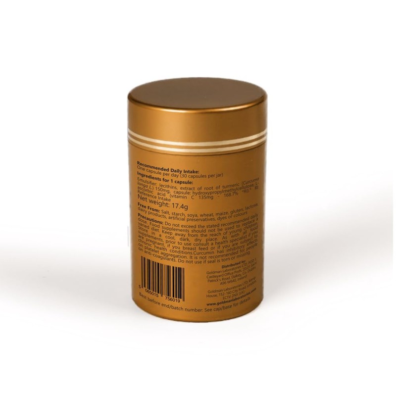 Liposomal Curcuminoids Trust from Goldman Labs– 30 Vegetable Capsules with