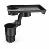 Car Cup Holder Tray for Travel – 360° Rotating Dual