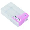 Hemline M3004.xs | Transparent Plastic Sewing Storage Box 11.7 x
