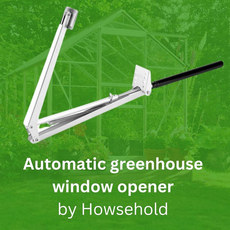 Automatic Greenhouse Window Opener 7kg Lifting Force 10-37°C Heat-Sensitive Solar
