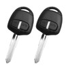 2PCS Replacement Key Shell Buttons, Universal Remote Key Fob Repair